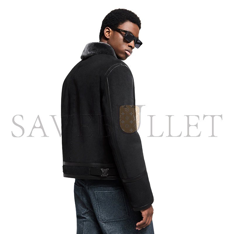 LOUIS VUITTON SHEARLING BLOUSON 1AII16